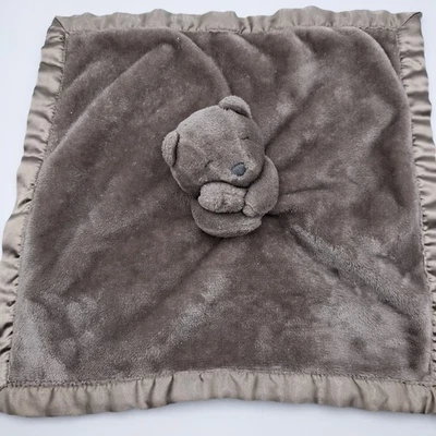 Manta de seguridad para bebé Carter's gris carbón oscuro Lovey 14" Nunu Foto 1 de 4