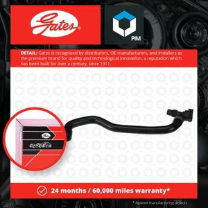 Heater Hose fits BMW 535 E39 3.5 98 to 03 Coolant Gates 11531711381 Quality New - Picture 1 of 2