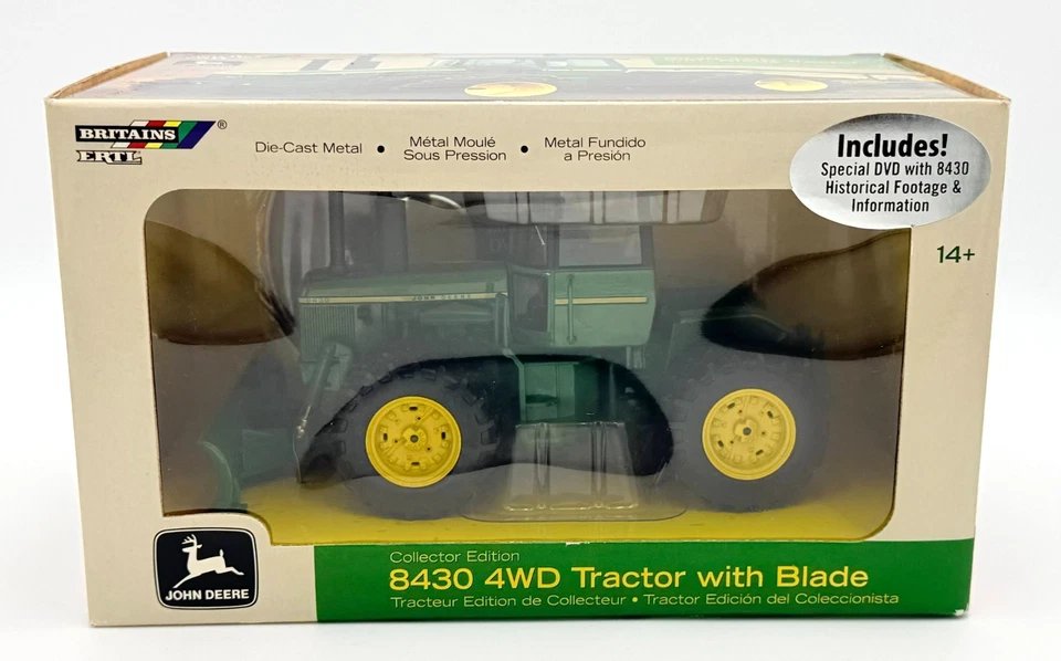 ERTL - Collector Edition - 8430 4WD Tractor With Blade - 1:32 Scale - Image 1 of 4