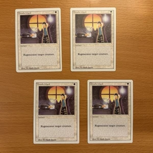 Death Ward x4 NEVER PLAYED Revised MTG Magic: The Gathering 4x FAST SHIPPING - Picture 1 of 2