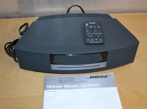 Reproductor de CD con sistema de música Bose Wave ~ AWRCC1 ~ negro probado excelente ~ (s) - Imagen 1 de 10