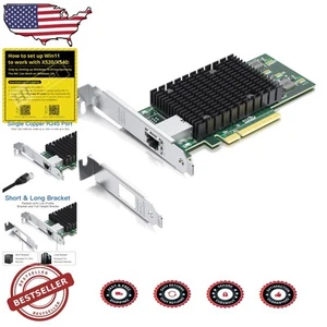 H!Fiber PCI-E Network Card: 10Gb Ethernet for Windows/Linux/VMware - Picture 1 of 10