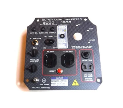 Predator 2000 Watt Inverter Generator Control Panel w/ CO Technology - OEM 2023 - Image 1 of 4