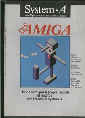 AMIGA rivista mensile SYSTEM.A anno1 n°1 primi passi e segreti commodore a500 ge - Immagine 1 di 2