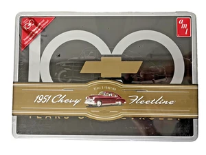 NEW AMT 100th Anniversary 1951 Chevy Fleetline 1:25 Model Kit in a Collector Tin - Picture 1 of 7