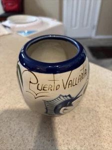 Earthenware Puerto Vallarta Coffee Mug 4.25” Height - Picture 1 of 5