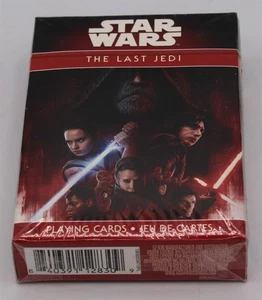 Star Wars The Last Jedi Cartas de Poker Tamaño Nuevo - Imagen 1 de 2