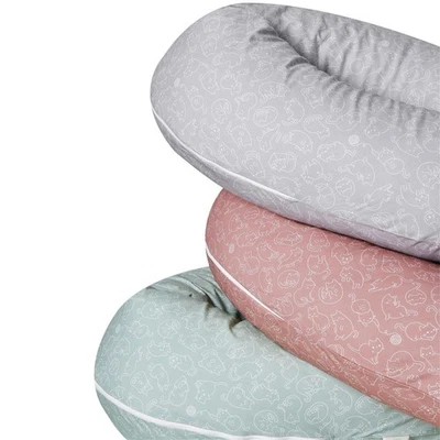 SEI DESIGN HEIMTEXTILIEN INH. I. RICHTER Stillkissenbezug 190x30 cm – 100% Baumwolle – Katzen-Design – Waschbar Bezug