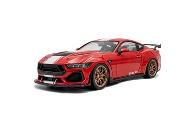 Solido 2025 Ford Shelby Mustang Super Snake Red w/ White Stripes 1:18 S1813801 - Image 1 of 4