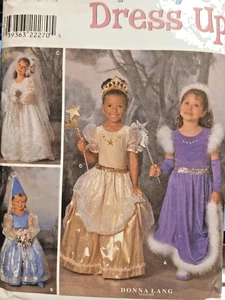 **Sewing Pattern**Girls Dressing-up Dress**3 Designs**Fairy*Princess***Bride** - Picture 1 of 1