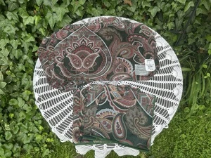 Vtg 1990s Suzanne Green Multi Paisley Placemat Set of 4 w/Matching Napkins NEW! - Picture 1 of 6