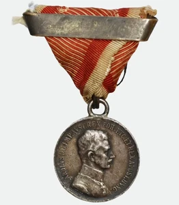 Österreich-Ungarn Silber Tapferkeitsmedaille Karl I - Original Militärpreis 1. Weltkrieg - Bild 1 von 3