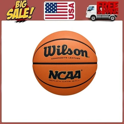Wilson NCAA Evo NXT Replica Game Basketball, Orange, 29.5" (Size 7)