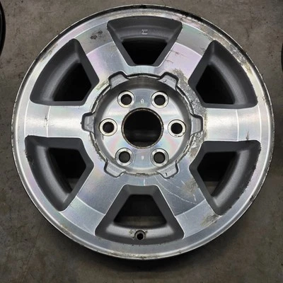 GMC Sierra 1500 Yukon 5193 2004-2007 llanta 17x7,5 plateada mecanizada 9594491 #1 Foto 1 de 4