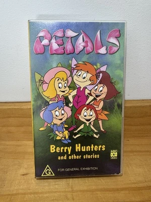 Vhs PETALS BERRY HUNTERS + 9 STORIES* 1999 RARE Australian ABC For Kids Issue - Image 1 of 4