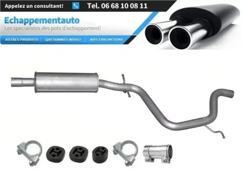 VW Golf 5 V 1.9 TDi 77kW (dès 2007) Break silencieux central échappement - Photo 1/1