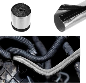 Manicotto termico alluminato 90 mm × 1 m — Guaina protettiva flessibile - Imagen 1 de 7