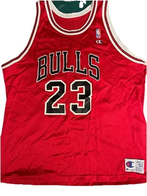 Vintage Champion Jersey Michael Jordan Men’s 44 Chicago Bulls 23 90’s Jersey NBA - Image 1 of 4
