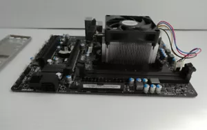 MSI A68HM-E33 MS-7721 VER:9.0 FM2+ Motherboard w/ AMD A10-7700 CPU & I/O Guard - Picture 1 of 7