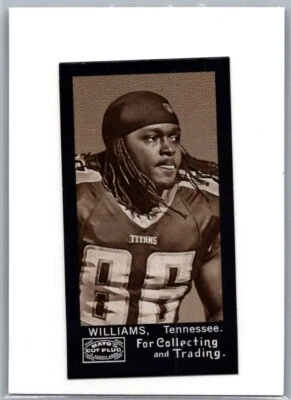 2008 TOPPS MAYO FOOTBALL CUT PLUG MINI 32 ROYDELL WILLIAMS TITANS - Image 1 of 2
