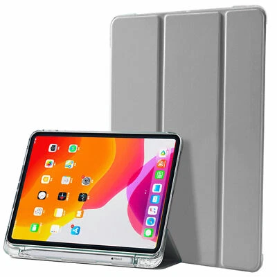 For iPad Pro 12.9 11 10.2'' Air mini Slim Case Soft Clear Translucent Back Cover - Image 1 of 4