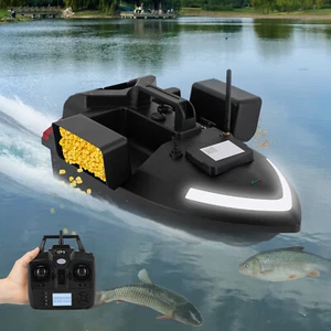 500m GPS Remote Control Fishing Bait Boat 4.41lbs Loading with LED Night Light - Picture 1 of 20
