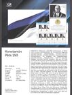 150th Konstantin P&#228;ts President of Estonia 2024 stamp PresentCard-ger Mi 1097