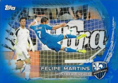 2014 Topps Major League Soccer Base Blue Parallel Card Numbered to /50  #91-#190 - Image 1 of 4