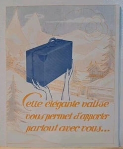 Gamma Poste-Valise radiophonie Dépliant illustré années 20 T.S.F. Paris - Imagen 1 de 8