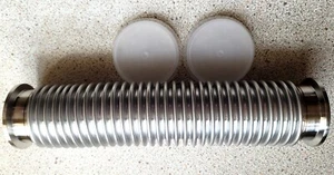 KF40 FLEXIBLE BELLOWS 250mm STAINLESS STEEL C10516285 EDWARDS HIGH VACUUM NW40 - Picture 1 of 3