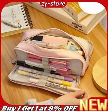 Big Capacity Pencil Case Large Pencil Cases for Girls Boys with 3 Compartments