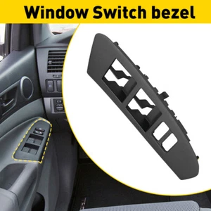 1/2x FOR 12-15 TOYOTA TACOMA 4D CAB FRONT LEFT MASTER POWER WINDOW SWITCH BEZEL - Picture 1 of 12