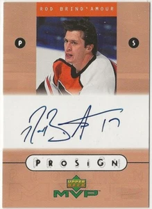 1999 1999-00 Upper Deck MVP ProSign #RBR Rod Brind'Amour Philadelphia Flyers - Picture 1 of 2