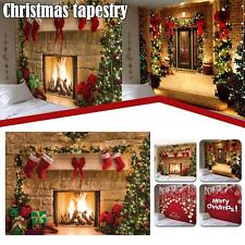 Best Christmas Tree SnowFlakes Tapestry Wall Hanging Decor D Room Living V2B6