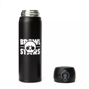LINE FRIENDS X Thermos Brawl Stars Logotipo Negro Vaso 500 ml Niños - Imagen 1 de 6