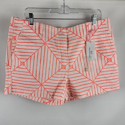 Pantalones Cortos Vineyard Vines Para Mujer 14 Pantalones Cortos Multi Geométricos para Lancha de Día 2H001216 Nuevos con Etiquetas Foto 1 de 4