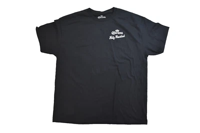 Corona 男式 Corona Cerveza 双面 Feliz Navidad 黑色衬衫全新 M、XL、2XL — 第 1/4 张图片