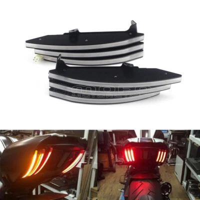 LED Brake Turn Signal Tail Light For Ducati Carbon Diavel 2011-18 Titanium 15-16 - Image 1 of 4