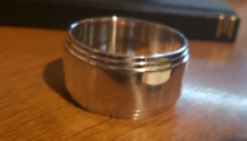 Williams-Sonoma Hotel Silver Napkin Rings - Metal Silver Plated, Set of 4