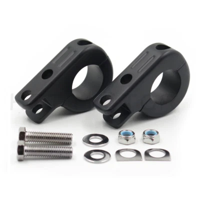 Highway Peg Mounts for 1.25" Crash Bar Foot Peg Mounts Engine Guard Peg Clamps - Image 1 of 4