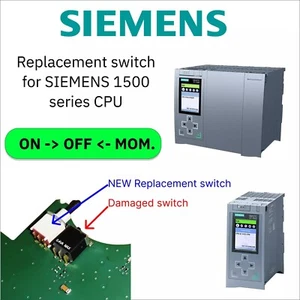 1x CPU replacement switch For Siemens 1500 Serie PLC 3 Pos. New - Bild 1 von 2