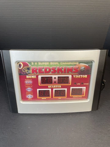 NFL Washington Redskins Rare 3 X Super Bowl Champions Scoreboard & Tested Cover