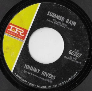Summer Rain / Memory Of The Coming Good / Johnny Rivers VG+ - Picture 1 of 2