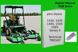John Deere Mower 1420 1435 1445 1545 1565 Series II Diagnostic Manual See Desc. - Picture 1 of 1