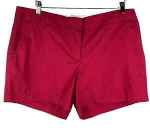 J. Crew City Fit Chino Shorts NWT Size 14