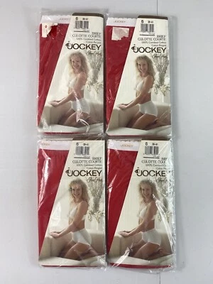 Lot of 4 Vintage Jockey For Her 1990 Red Brief Panties Size 6 New NOS - Image 1 of 4