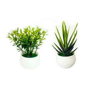 Artificial Plant Plastic Decorative Fake Flower Pot with Pot for Home Decor - Picture 1 of 14