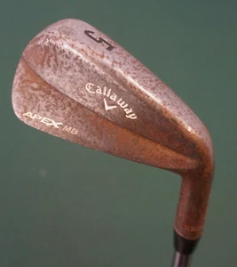 Callaway Apex MB Forged 18 Rusty RAW 5 Iron Extra Stiff Steel Shaft - Picture 1 of 4