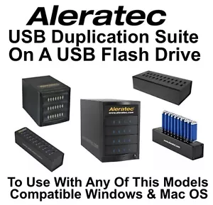 Aleratec USB Duplication Suite On A USB Flash Drive Windows/Mac - Picture 1 of 3