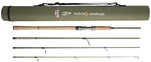 Abu Garcia Salmo Seeker Spin 8ft, 9ft & 10ft 4 Piece Carbon Spinning Fishing Rod - Picture 1 of 1